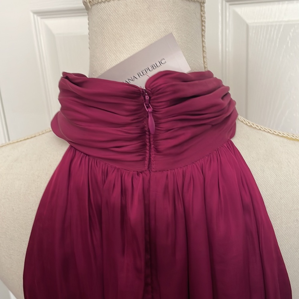 Banana Republic Women’s Blouse Top Fuschia Sleeveless Sz Large NWT - Picture 5 of 9